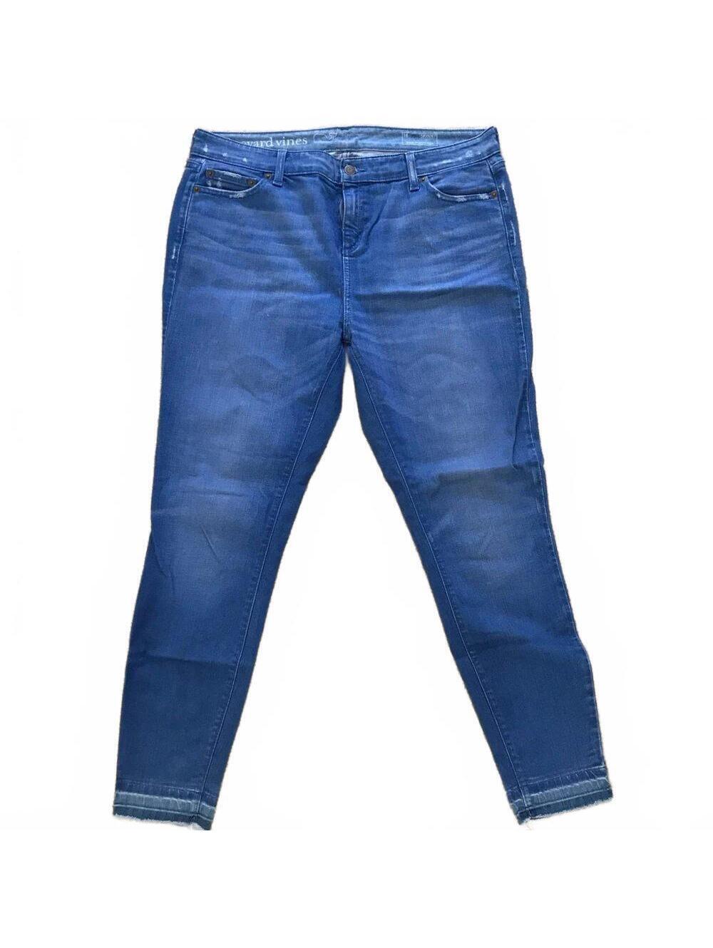 Vineyard Vines Blue Women's Skinny Jean Size 16